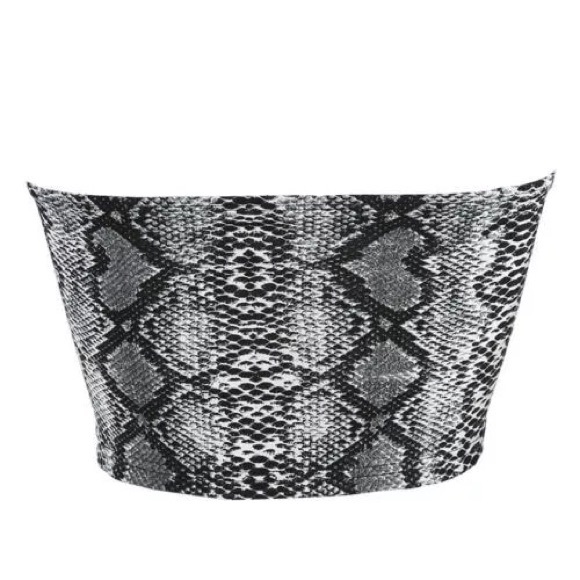 Snakeskin tube crop top - Picture 3 of 4
